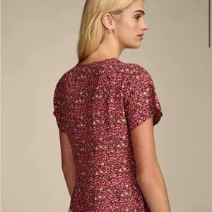 Lucky Brand Floral Pink Women's Top